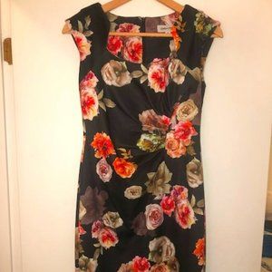 Shelby & Palmer Stretch Fabric Floral Dress